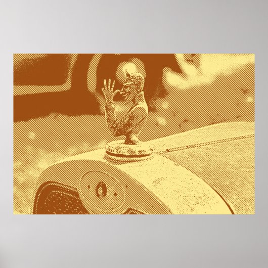 Vintage Hood Ornament Poster (Voorkant)