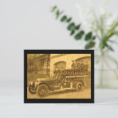Vintage Hook en Ladder begin jaren 1900 Briefkaart (Staand voorkant)