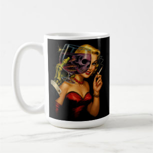 Vintage Horror Stripverhaal Kunst – Femme Fatale S Koffiemok
