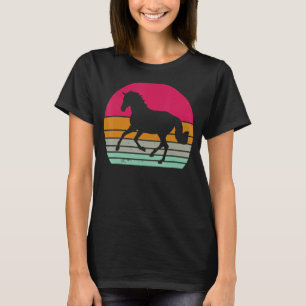 Vintage Horse Retro Horse Silhouette Animal 80s 9 T-shirt