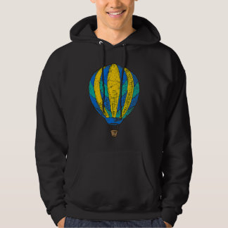 Vintage Hot Air Balloon Festival Balloonist Girls  Hoodie