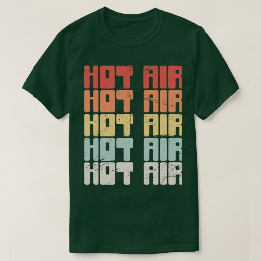 Vintage HOT AIR Balloon Graphic  T-shirt (Design voorkant)