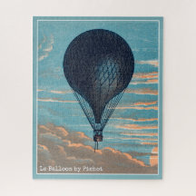 Vintage Hot Air Balloon Sky Le Balloon Pichot