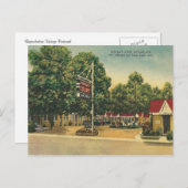 Vintage Hot Springs Arkansas Briefkaart (Voorkant / Achterkant)