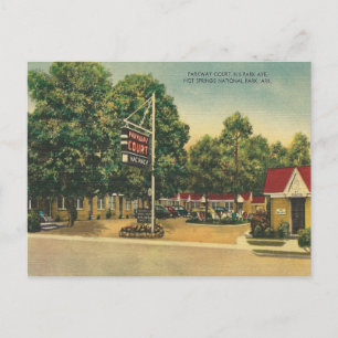 Vintage Hot Springs Arkansas Briefkaart