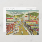 Vintage Hot Springs Arkansas Briefkaart (Voorkant / Achterkant)