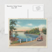 Vintage Hot Springs Arkansas Briefkaart (Voorkant / Achterkant)