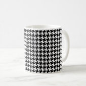 Vintage Houndstooth Koffiemok (Voorkant rechts)