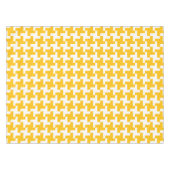 Vintage Houndstooth Pattern Tafelkleed (Voorkant (Horizontaal))