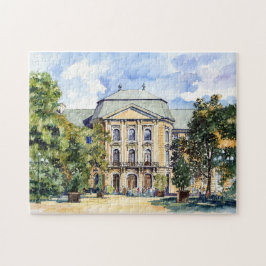 Vintage Hous Fabulous Colorful Romance Castle Legpuzzel
