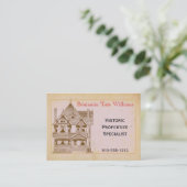 Vintage House Real Estate Renovation Visitekaartje (Staand voorkant)