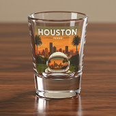 Vintage Houston Texas Shot Glas