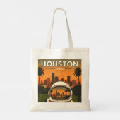 Vintage Houston Texas Tote Bag (Achterkant)