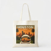 Vintage Houston Texas Tote Bag (Voorkant)