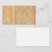 Vintage Hout Visitekaartjes (Voorkant / Achterkant)