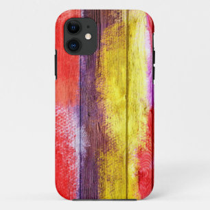 Vintage houten abstracte schilderij #6 Case-Mate iPhone case