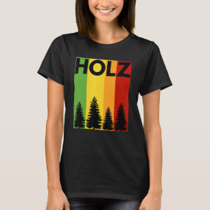Vintage houtsnijder Bosbouwbossen T-shirt