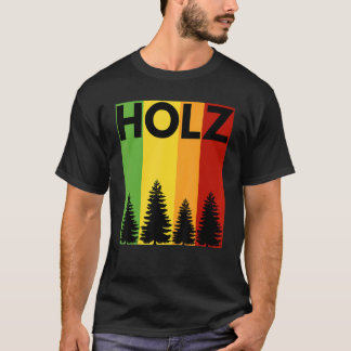 Vintage houtsnijder Bosbouwbossen T-shirt