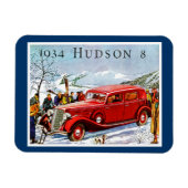 Vintage Hudson Automobile Ad Magneet (Horizontaal)