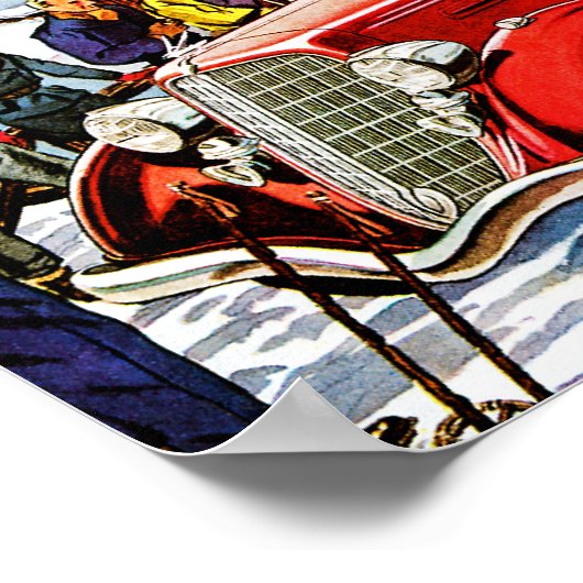 Vintage Hudson Automobile Ad Poster (Hoek)