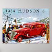 Vintage Hudson Automobile Ad Poster (Voorkant)