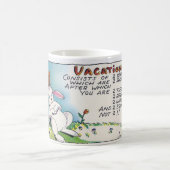 Vintage Humor konijn Koffiemok (Center)