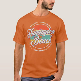 Vintage Huntington Beach Badge Surfing Life T-shirt