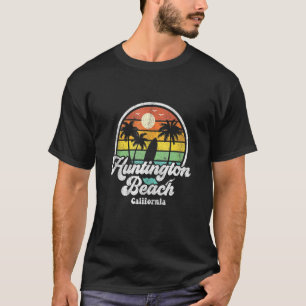 Vintage Huntington Beach California Surfing Retro T-shirt