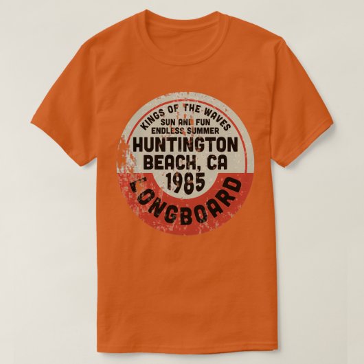 Vintage Huntington Beach T-shirt (Design voorkant)