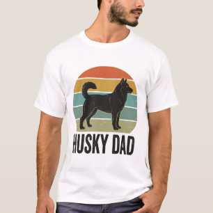 Vintage Husky Vader Retro Hond Vector Design_1 T-shirt