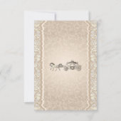 Vintage huwelijksgunst Dank u Luxury Royal Bedankkaart (Achterkant)