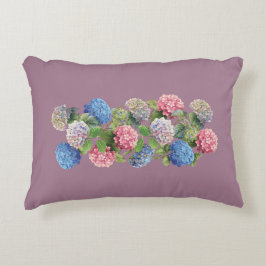 Vintage Hydrangea Accent Pillow Accent Kussen