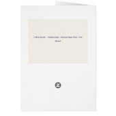 Vintage Hydrangea Bouquet Floral Greeting Card (Achterkant)