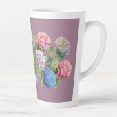 Vintage Hydrangea Latte Mug Latte Mok (Rechts)