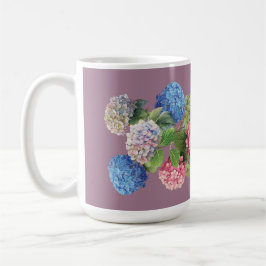 Vintage Hydrangea Mug Koffiemok