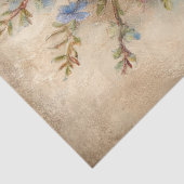 Vintage Hydrangea Rose Bouquet Ephemera Decoupage  Tissuepapier (Detail)