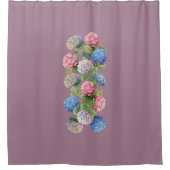 Vintage Hydrangea Shower Curtain Douchegordijn (Voorkant)