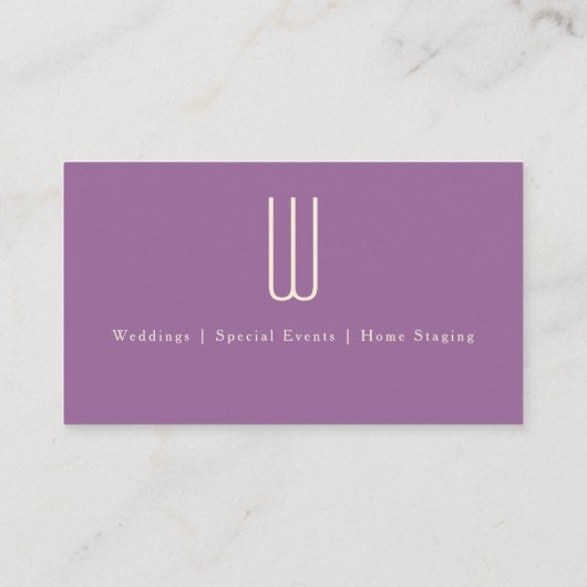 Vintage Hydrangeas Florist Visitekaartje (Achterkant)