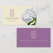 Vintage Hydrangeas Florist Visitekaartje (Voorkant / Achterkant)