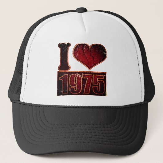 Vintage I hart 1975 Pet (Voorkant)