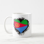 Vintage I houdt van Eritrea Koffiemok (Links)