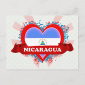 Vintage I houdt van Nicaragua Briefkaart (Voorkant)