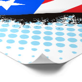 Vintage I houdt van Puerto Rico Poster (Hoek)