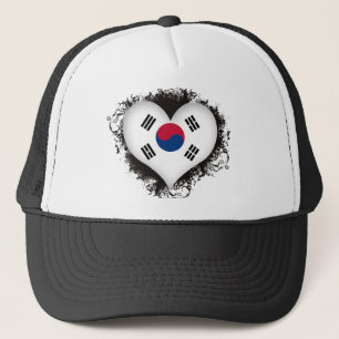 Vintage I houdt van Zuid-Korea Trucker Pet
