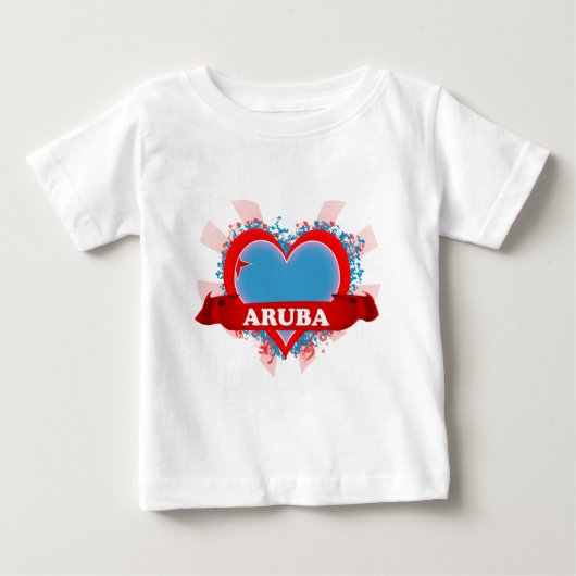 Vintage I Love Aruba (Voorkant)