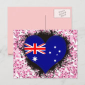 Vintage I Love Australia Briefkaart (Voorkant / Achterkant)