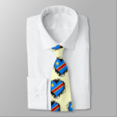 Vintage I Love Democratische Republiek Congo Stropdas (Gebonden)