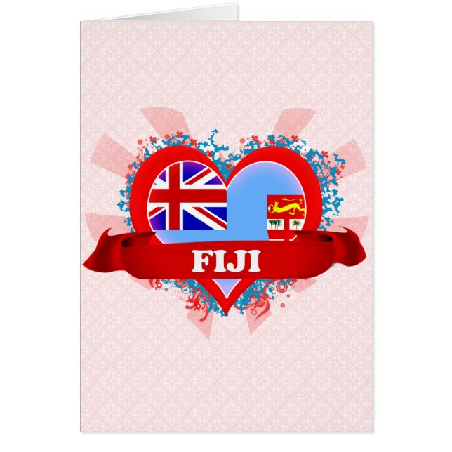 Vintage I Love Fiji (Voorkant)