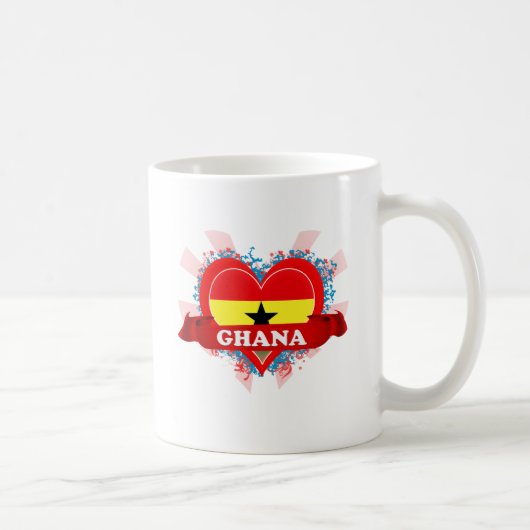 Vintage I Love Ghana Koffiemok (Rechts)