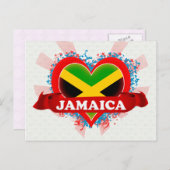 Vintage I Love Jamaica Briefkaart (Voorkant / Achterkant)